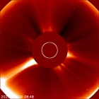 Latest LASCO C2 image of the Sun