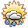 Rain, clear