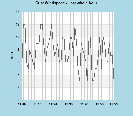 Windgust last whole hour