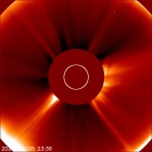 Latest LASCO C2 image of the Sun