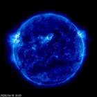 Click for time-lapse image of the sun