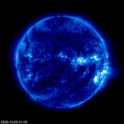 Click for time-lapse image of the sun