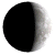 Waxing Crescent, 6 days, 13 hours, 35 minutes in cycle