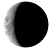 Waning Crescent, 24 days, 12 hours, 23 minutes in cycle