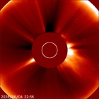 Latest LASCO C2 image of the Sun