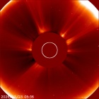 Latest LASCO C2 image of the Sun