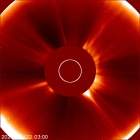 Latest LASCO C2 image of the Sun
