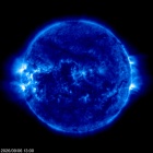 Click for time-lapse image of the sun